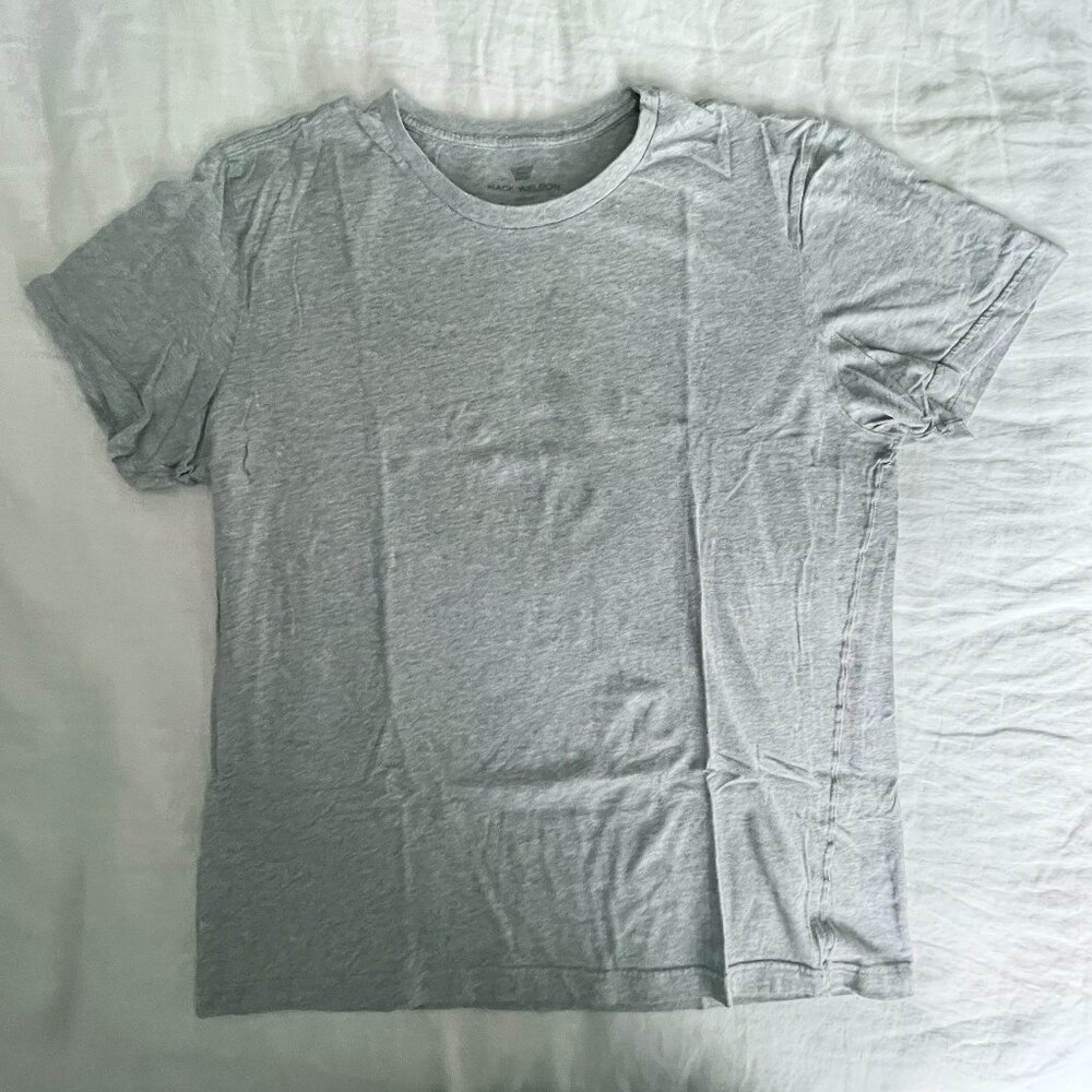 Mack Weldon Pima Crew Neck - LARGE - Grey